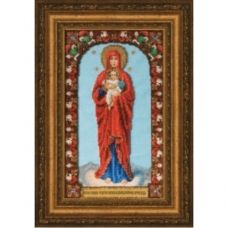 Б-1227 Икона Божией Матери Валаамская. Набор для вышивки бисером Чаривна Мить