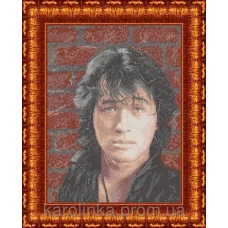 КБЛ-3027 Виктор Цой. Схема для вышивки бисером. Каролинка ТМ