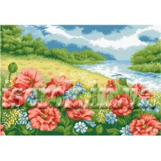 ВКД-18 Цветущая долина. Схема для вышивки бисером. Княгиня Ольга