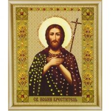 КСИ-111 Икона св. Иоанна Крестителя. Набор для изготовления иконы со стразами ТМ Чаривна Мить