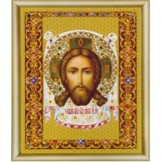 КСИ-185 Образ Господа Нашего Иисуса. Набор для изготовления иконы со стразами ТМ Чаривна Мить