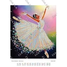 ДАНА-3545 Танец балерины. Схема для вышивки бисером