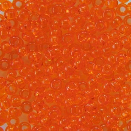 90000/6 Бисер Preciosa прозрачный, оранжевый