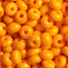 93110/6 Бисер Preciosa Непрозрачный, оранжевый, натуральный