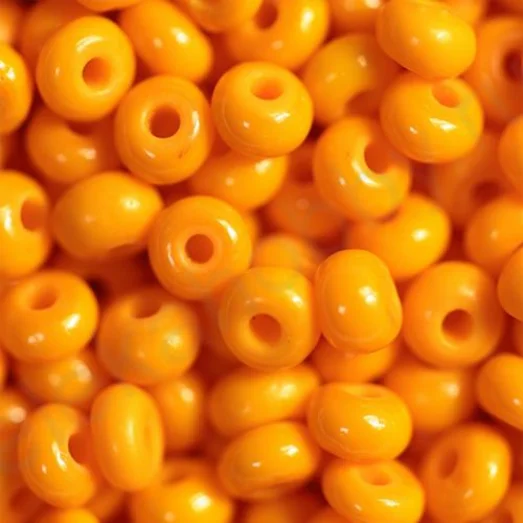 93110/6 Бисер Preciosa Непрозрачный, оранжевый, натуральный