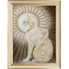 КА3-311 Милая Бастет. Схема для вышивки бисером Золотая Иголочка