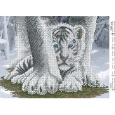 ЮМА-3138 Тигренок. Схема для вышивки бисером