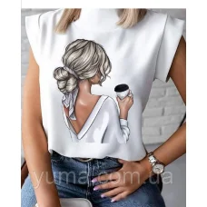 БЛ-002 Пошитая блузка Лилея под вышивку в свободном стиле. ТМ Юма