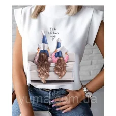 БЛ-005 Пошитая блузка Лилея под вышивку в свободном стиле. ТМ Юма