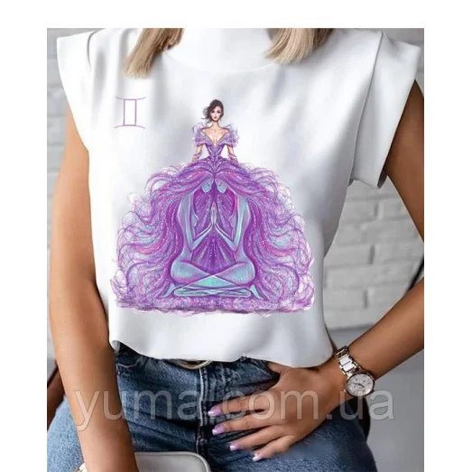 БЛ-007 Пошитая блузка Лилея под вышивку в свободном стиле. ТМ Юма