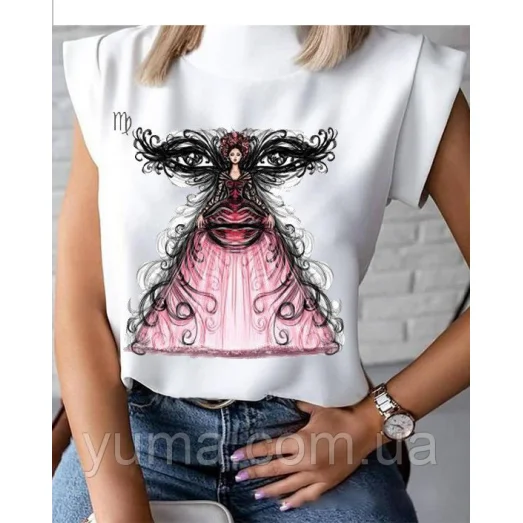 БЛ-011 Пошитая блузка Лилея под вышивку в свободном стиле. ТМ Юма