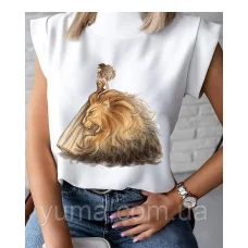 БЛ-012 Пошитая блузка Лилея под вышивку в свободном стиле. ТМ Юма