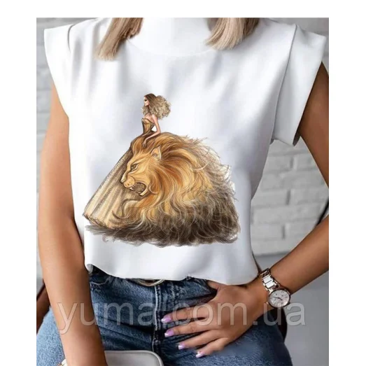 БЛ-012 Пошитая блузка Лилея под вышивку в свободном стиле. ТМ Юма