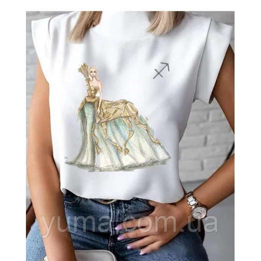 БЛ-018 Пошитая блузка Лилея под вышивку в свободном стиле. ТМ Юма