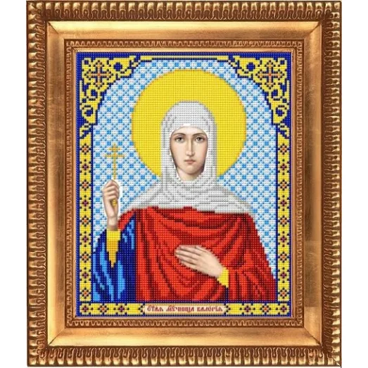 И-4136 Святая Мученица Валерия. Схема для вышивки бисером Благовест