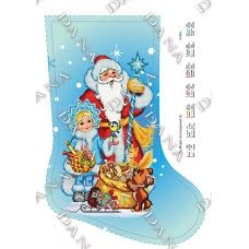 ДАНА-3180Ч Дед Мороз и Снегурочка. Схема для вышивки бисером