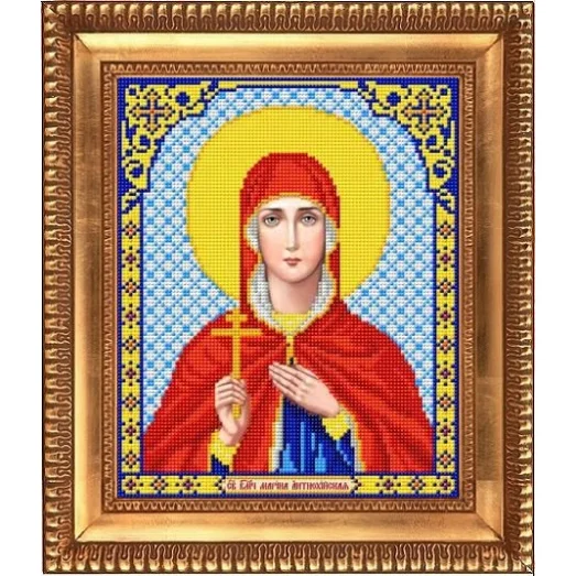 И-4162 Святая Великомученица Марина. Схема для вышивки бисером Благовест