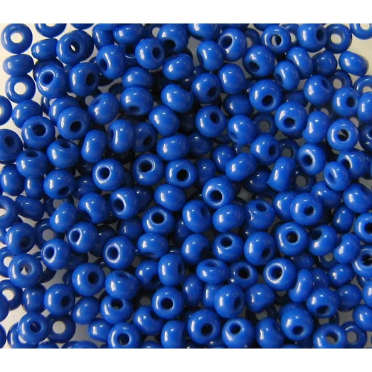 33050 Бисер не прозрачный синий