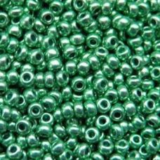 18558 Бисер Preciosa зелёный металлик терра