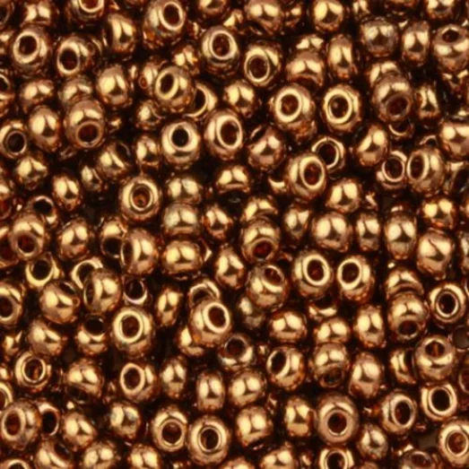 19102 Бисер Preciosa металлик ирис медный