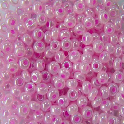 37126 Бисер Preciosa сиренево-розовый алебастр