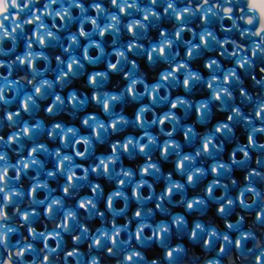 38220 Бисер Preciosa синий жемчужный