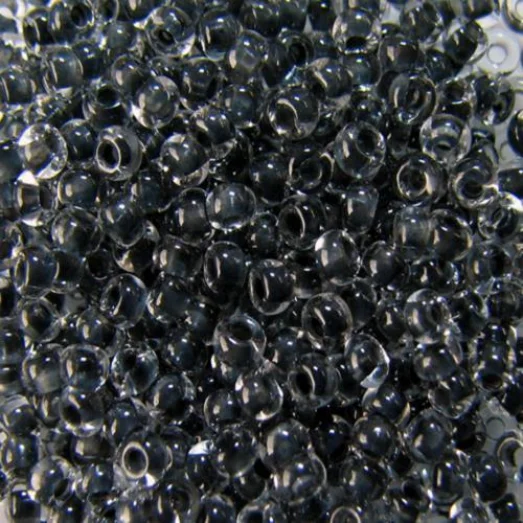 38349 Бисер Preciosa стеклянный с тёмно-серым прокрасом классика