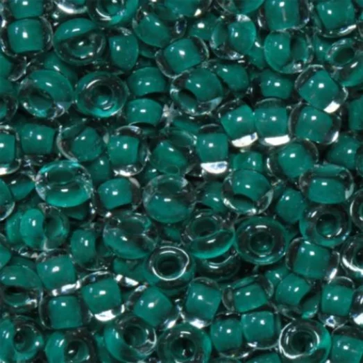 38458 Бисер Preciosa стеклянный с насыщенным изумрудным прокрасом