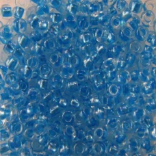 38936 Бисер Preciosa голубой кристально-прозрачный с жемчужным прокрасом