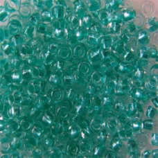 38958 Бисер Preciosa бирюзовый кристально-прозрачный с жемчужным прокрасом