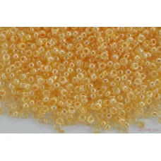 48013 Бисер Preciosa кристальный люстеред с жёлтым прокрасом