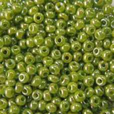 58430 Бисер Preciosa керамика жемчужный оливковый