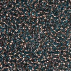 69000 Бисер Preciosa стеклянный голубой с бронзовым прокрасом