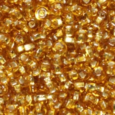 17050/6 Preciosa янтарный, серебряная серединка