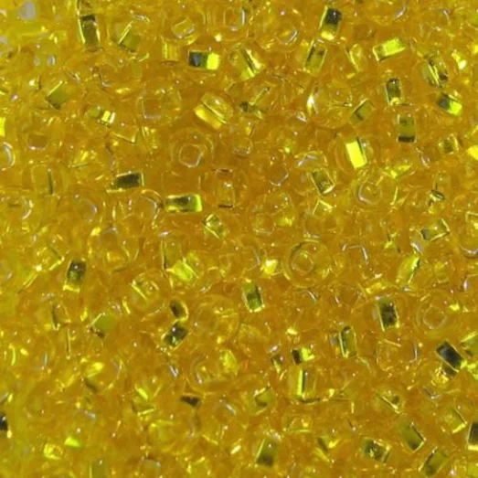 87010/8 Бисер Preciosa Прозрачный лимонный огонек