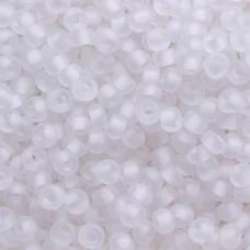02090м Бисер Preciosa керамика белый матовый прозрачный