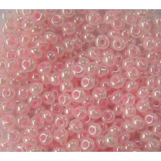 37173 Бисер непрозрачный нежно-розовый перламутровый