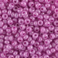 17796 Бисер сиреневый окрашенный алебастр Preciosa