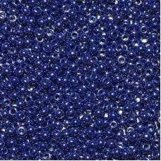 38060 Бисер Preciosa керамика серо-синий жемчужный
