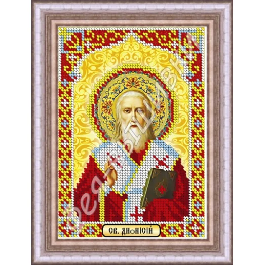 КС-038 Св. Дионисий (Денис). Схема для вышивки бисером. ТМ Фея Вышивки