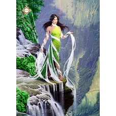 СЛ-3225 Повелительница вод. Схема для вышивки бисером ТМ Миледи