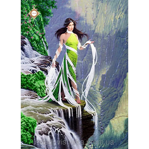 СЛ-3225 Повелительница вод. Схема для вышивки бисером ТМ Миледи