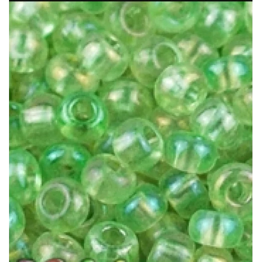 41161 Бисер Preciosa светло-зеленый радужный