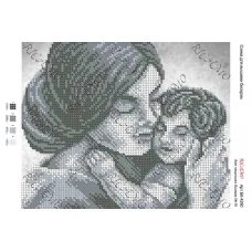А4Н_263 БК-4280 Мать и дитя. Схема для вышивки бисером ТМ Virena