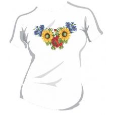 ФЖ-001 Женская футболка под вышивку. ТМ КО