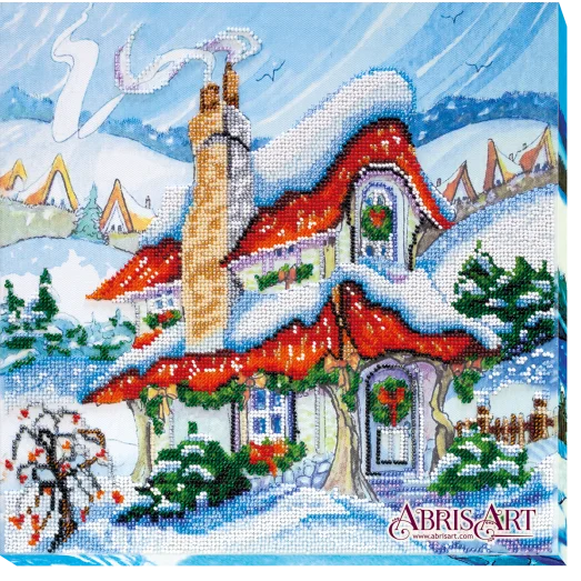 АВ-458 Сказочная зима. Набор для вышивки бисером. Абрис Арт