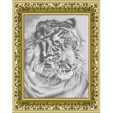 ЛВТ-007 Белый тигр. Схема для вышивки бисером. Княгиня Ольга