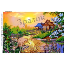 ЮМА-255 Райский уголок. Схема для вышивки бисером