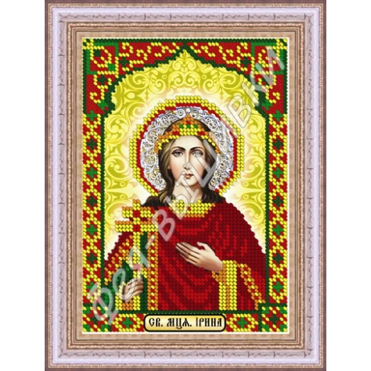 КС-051 Св. Ирина. Схема для вышивки бисером. ТМ Фея Вышивки