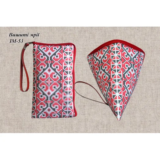 ЗМ-053 (ткань) Чехол для телефона пошитый. Вышити мрии